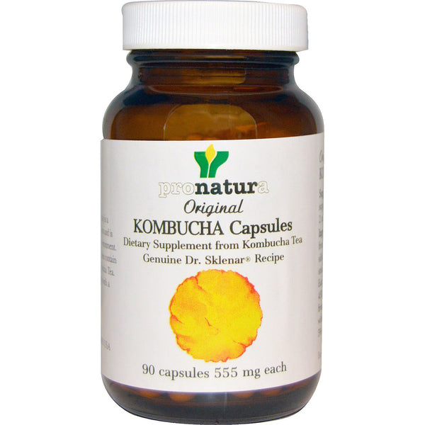 Pronatura, Kombucha Capsules, 555 mg, 90 Capsules - The Supplement Shop