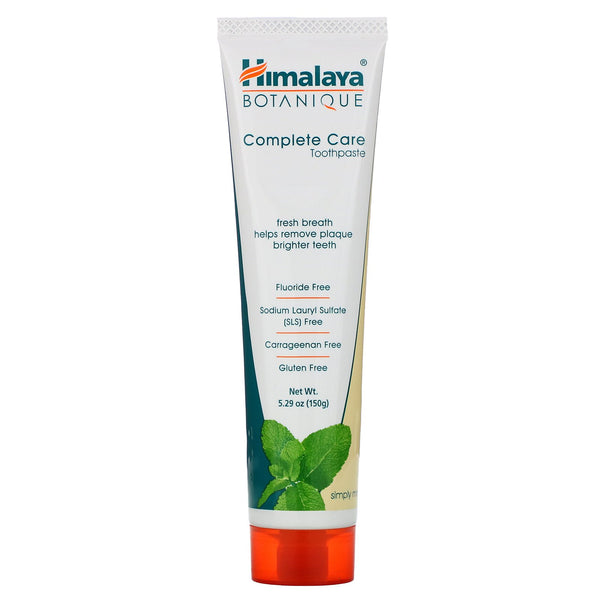 Himalaya, Botanique, Complete Care Toothpaste, Simply Mint, 5.29 oz (150 g) - The Supplement Shop