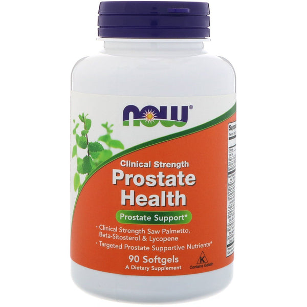 Now Foods, Clinical Strength Prostate Health, 90 Softgels - The Supplement Shop