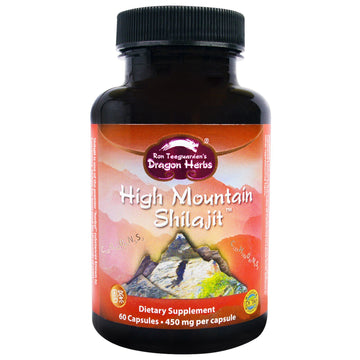 Dragon Herbs, High Mountain™ Shilajit, 450 mg, 60 Capsules