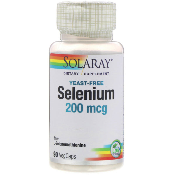 Solaray, Selenium, 200 mcg, 90 VegCaps - The Supplement Shop