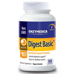 Enzymedica, Digest Basic, Essential Enzyme Formula, 30 Capsules - The Supplement Shop