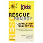 Bach, Original Flower Remedies, Rescue Remedy Dropper, Natural Stress Relief for Kids, Alcohol-Free , 0.35 fl oz (10 ml) - The Supplement Shop