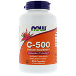 Now Foods, C-500, Calcium Ascorbate-C, 250 Capsules - The Supplement Shop