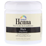 Rainbow Research, Henna, Hair Color & Conditioner, Black, 4 oz (113 g) - The Supplement Shop