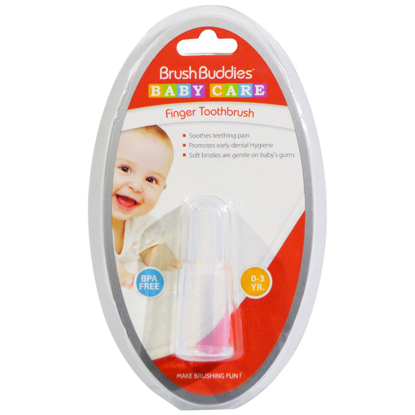 Brush Buddies, Baby Care, Finger Toothbrush, 0-3 YR, 1 Finger ToothBrush - The Supplement Shop