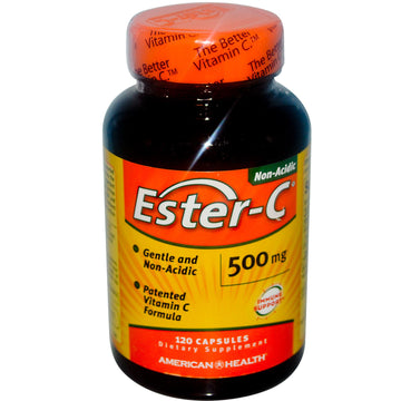 American Health, Ester-C, 500 mg, 120 Capsules