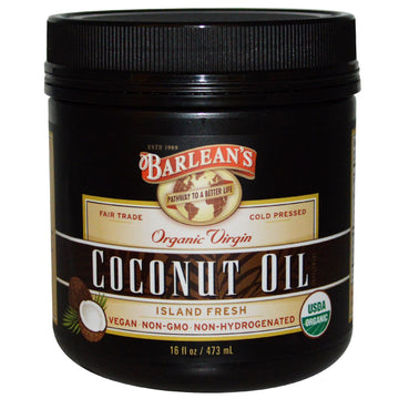 Barlean's, Organic Virgin Coconut Oil, 16 fl oz (473 ml)