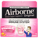 AirBorne, Blast of Vitamin C, Pink Grapefruit, 10 Effervescent Tablets - The Supplement Shop