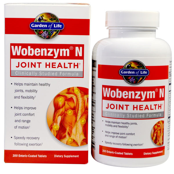 Wobenzym N, Joint Health, 200 Enteric-Coated Tablets - The Supplement Shop