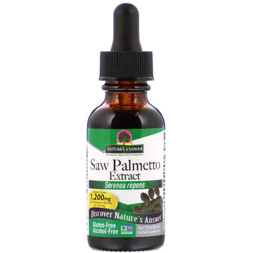 Nature's Answer, Saw Palmetto Extract, Alcohol-Free, 1,200 mg, 1 fl oz (30 ml)