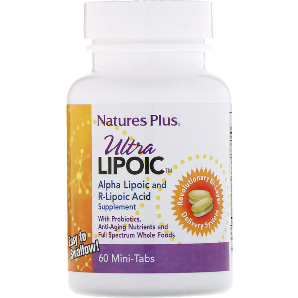 Nature's Plus, Ultra Lipoic, 60 Mini Tabs - The Supplement Shop