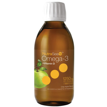 Ascenta, NutraSea + D, Omega-3 + Vitamin D, Crisp Apple Flavor, 6.8 fl oz (200 ml) Liquid