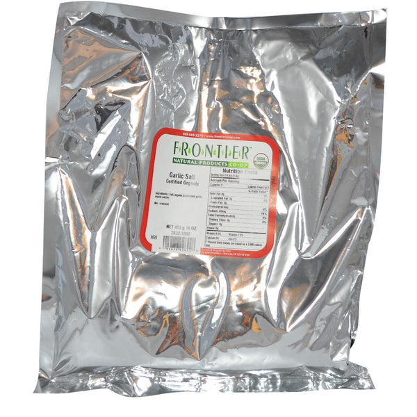 Frontier Natural Products, Organic Garlic Salt, 16 oz (453 g) - The Supplement Shop