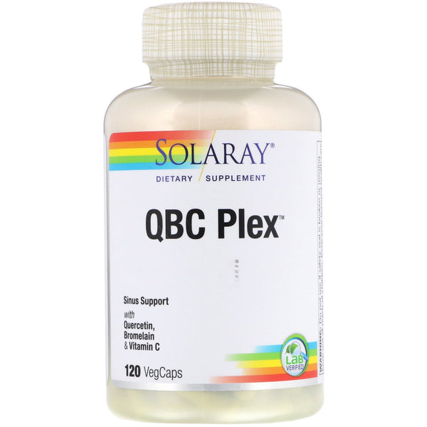 Solaray, QBC Plex, 120 VegCaps - The Supplement Shop