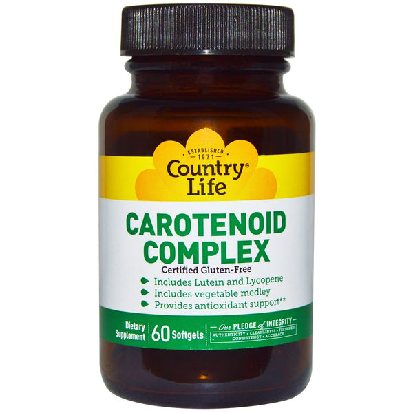 Country Life, Carotenoid Complex, 60 Softgels - The Supplement Shop