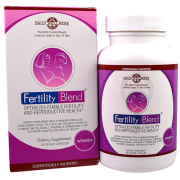 Daily Wellness Company, Fertility Blend for Women, 90 Veggie Caps