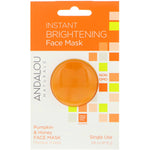 Andalou Naturals, Instant Brightening Face Mask, Pumpkin and Honey, .28 oz (8 g) - The Supplement Shop