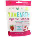 YumEarth, Organic Licorice, Strawberry, 5 oz (142 g) - The Supplement Shop