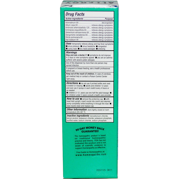 NatraBio, BioAllers, Allergy Treatment, Sinus & Allergy Nasal Spray, 0.8 fl oz (24 ml) - The Supplement Shop