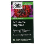 Gaia Herbs, Echinacea Supreme, 60 Vegan Liquid Phyto-Caps