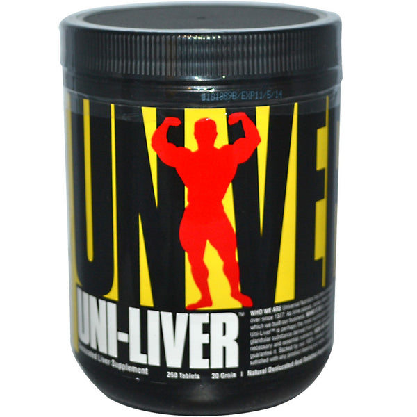 Universal Nutrition, Uni-Liver, Desiccated Liver Supplement, 250 Tablets - The Supplement Shop