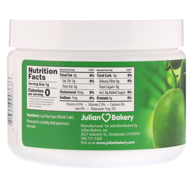 Julian Bakery, Pure Monk Fruit, 3.5 oz (100 g) - The Supplement Shop