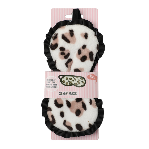 The Vintage Cosmetic Co., Leopard Print Sleep Mask, 1 Count - The Supplement Shop