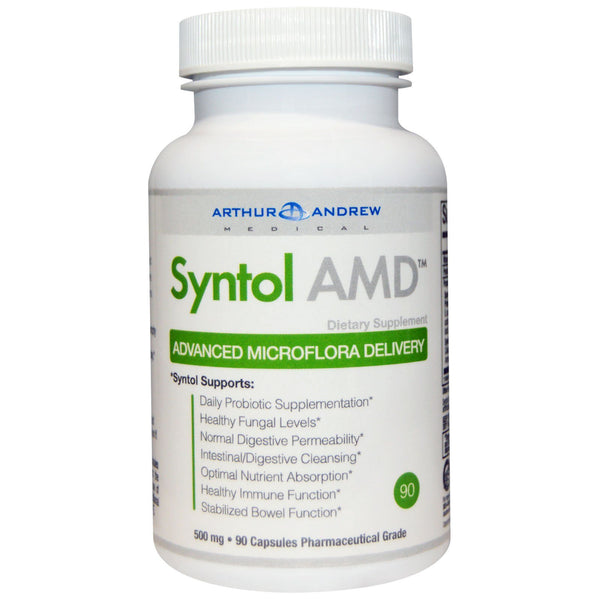 Arthur Andrew Medical, Syntol AMD, Advanced Microflora Delivery, 500 mg, 90 Capsules - The Supplement Shop