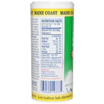 Maine Coast Sea Vegetables, Organic, Sea Seasonings, Kelp Granules, 1.5 oz (43 g)