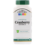 21st Century, Cranberry Extract, Standardized, 200 Vegetarian Capsules - The Supplement Shop