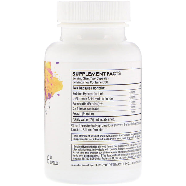 Thorne Research, Bio-Gest, 60 Capsules - The Supplement Shop