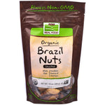 Now Foods, Real Food, Organic Brazil Nuts, Unsalted, 10 oz (284 g) - The Supplement Shop