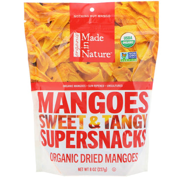 Made in Nature, Organic Dried Mangoes, Sweet & Tangy Supersnacks, 8 oz (227 g)