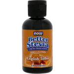 Now Foods, Better Stevia, Zero-Calorie Liquid Sweetener, English Toffee, 2 fl oz (60 ml)