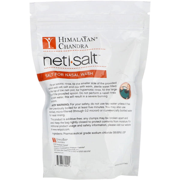 Himalayan Institute, Neti Salt, Salt for Nasal Wash, 1.5 lbs (680.3 g) - The Supplement Shop