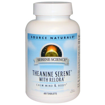 Source Naturals, Serene Science, Theanine Serene With Relora, 60 Tablets