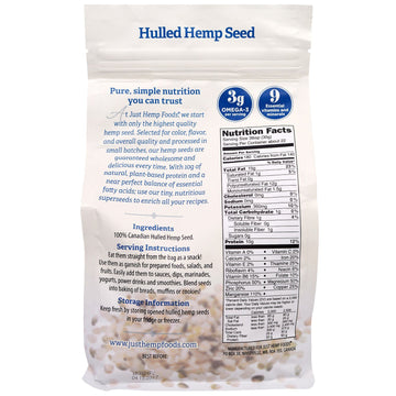 Just Hemp Foods, Hulled Hemp Seeds, 1.5 lbs (680 g)
