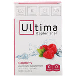 Ultima Replenisher, Electrolyte Supplement, Raspberry, 20 Packets, 0.11 oz (3.2 g) Each - The Supplement Shop