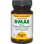 Country Life, Coenzymized DMAE, 350 mg, 50 Vegetarian Capsules - The Supplement Shop