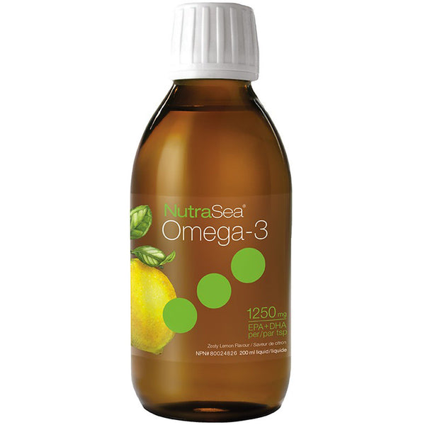 Ascenta, Nutra Sea, Omega-3, Zesty Lemon Flavor, 6.8 fl oz (200 ml) - The Supplement Shop