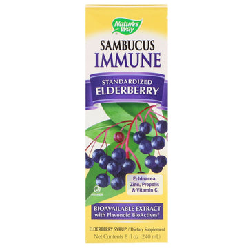 Nature's Way, Sambucus Immune, Elderberry, Standardized, 8 fl oz (240 ml)