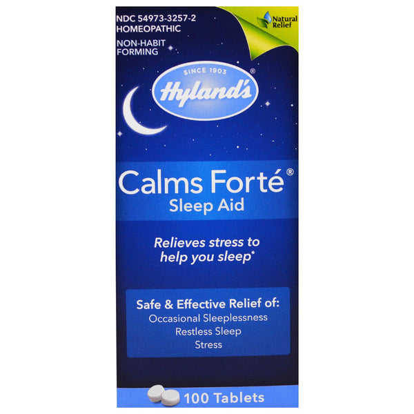 Hyland's, Calms Forté, Sleep Aid, 100 Tablets - The Supplement Shop