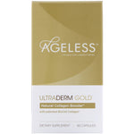 Ageless Foundation Laboratories, UltraDerm Gold, Natural Collagen Booster with Patented BioCell Collagen, 60 Capsules - The Supplement Shop