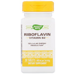 Nature's Way, Riboflavin Vitamin B2, 400 mg, 30 Tablets - The Supplement Shop