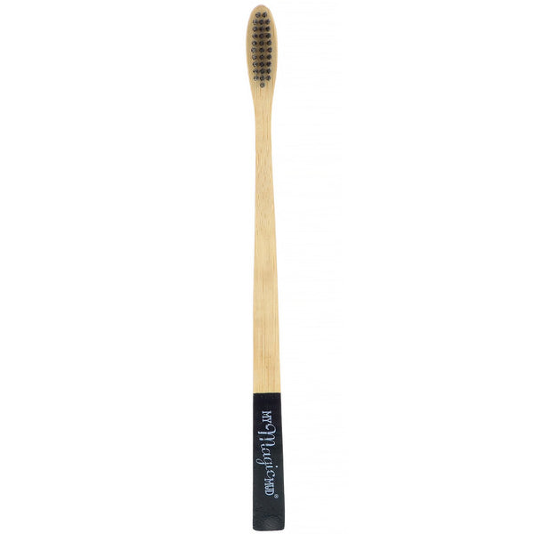 My Magic Mud, Bamboo Toothbrush, Activated Charcoal Infused Soft Bristles, 1 Toothbrush - The Supplement Shop