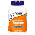 Now Foods, Taurine, Double Strength, 1,000 mg, 100 Veg Capsules