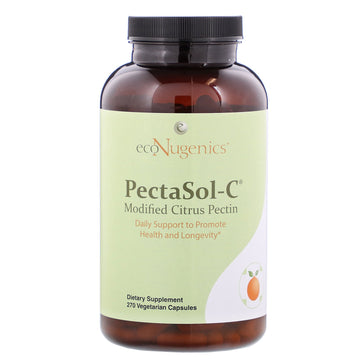 Econugenics, PectaSol-C, Modified Citrus Pectin, 270 Vegetarian Capsules