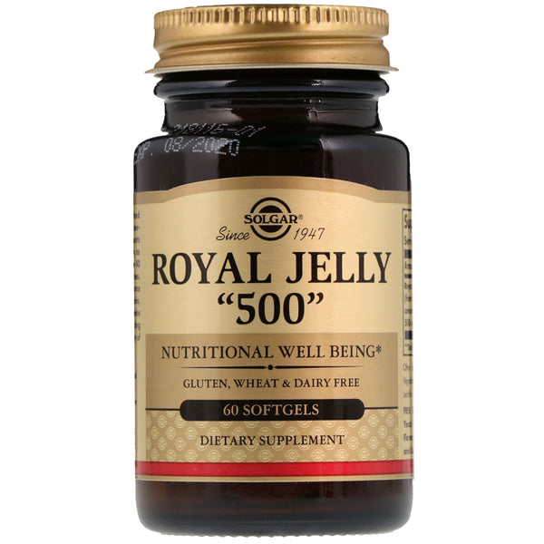 Solgar, Royal Jelly "500", 60 Softgels - The Supplement Shop