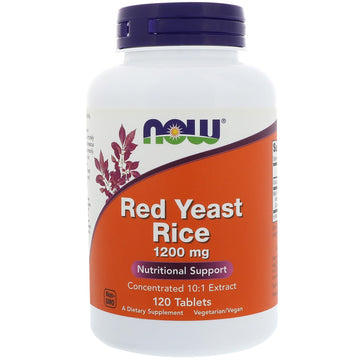NOW Foods, Red Yeast Rice, 1,200 mg, 120 Tablets
